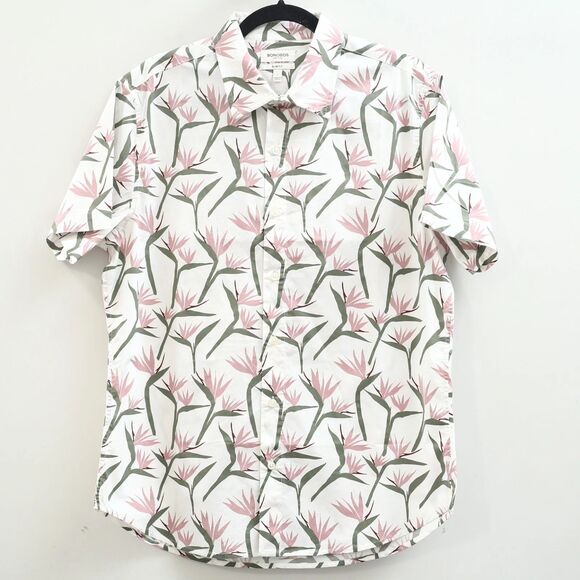 Bonobos Riviera Short Sleeve Men's Shirt Floral Buttondown Slim Fit XS 283357 - Picture 6 of 11